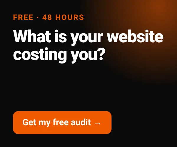 Free website audit — find out what your website is costing you
