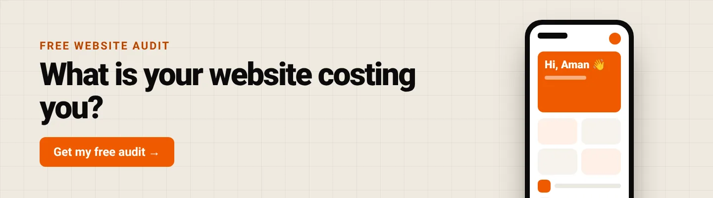Free website audit — what is your website costing you?