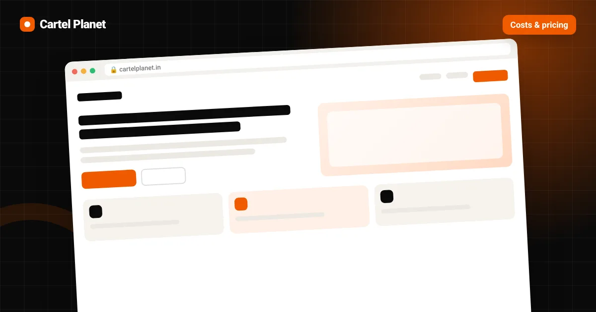 What a website actually costs in India in 2026