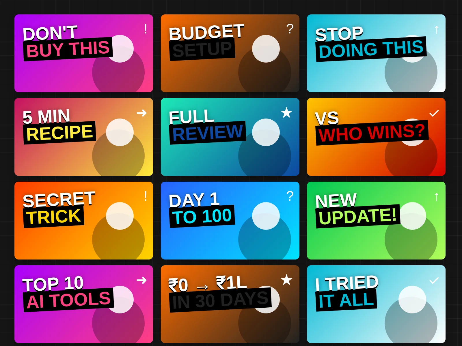 50 YouTube Thumbnail Templates — Vol. 1 (Tech, AI & Reviews) preview 3