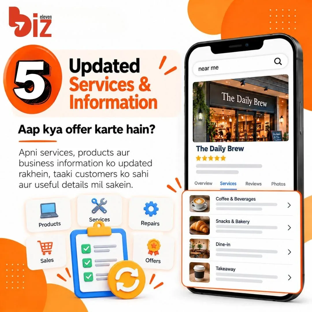 BizEleven — website layout