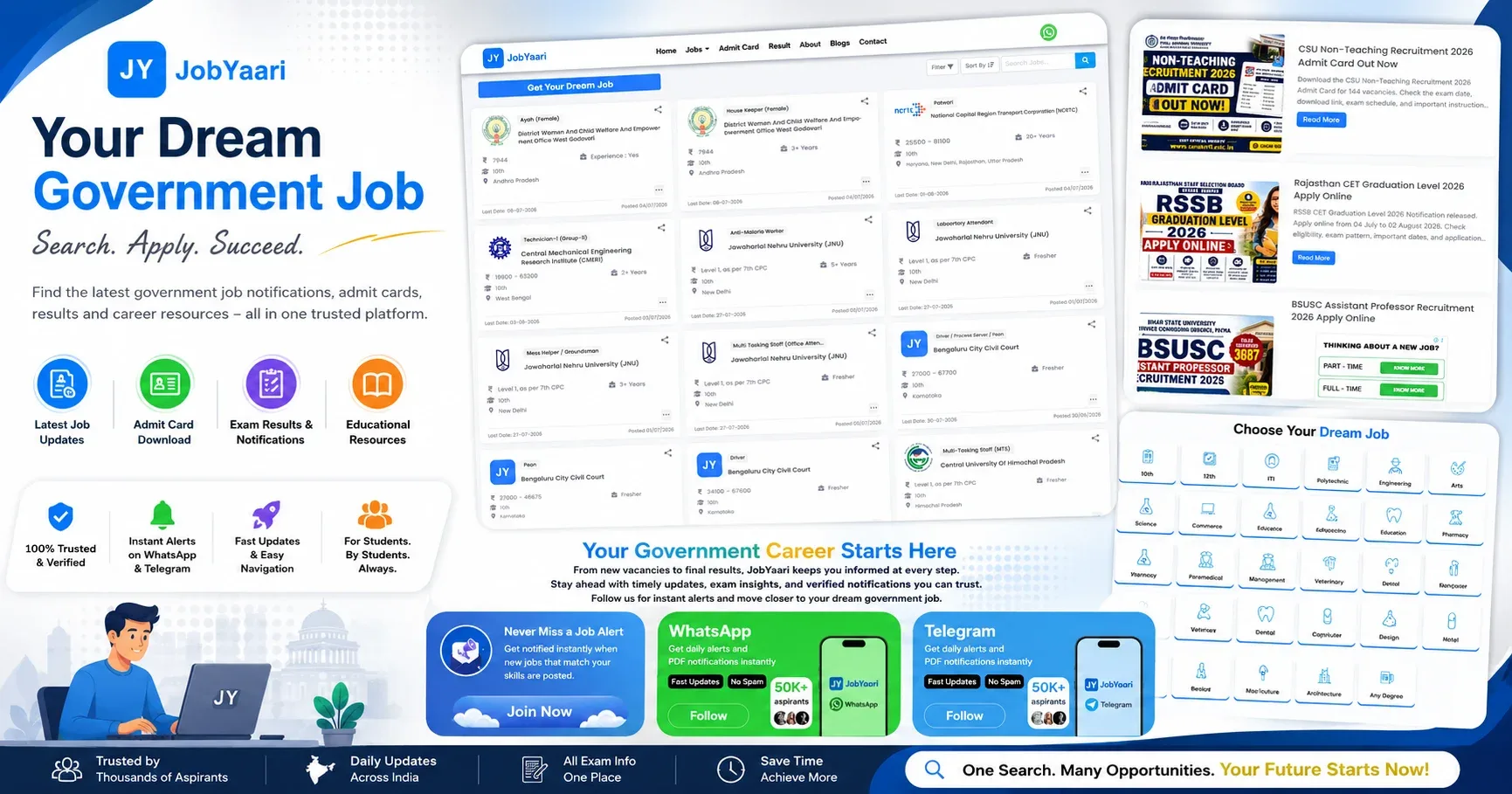 A jobs portal that handles high-volume updates